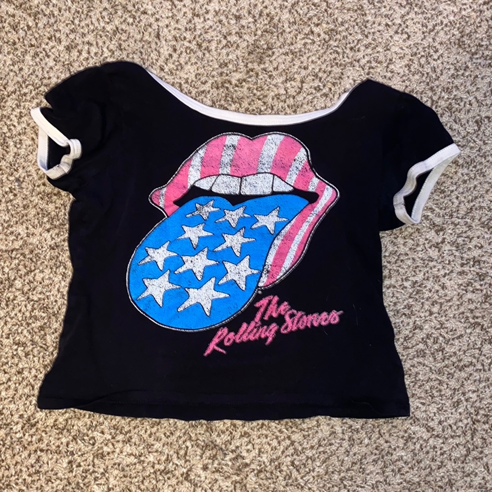 the rolling stones baby tee